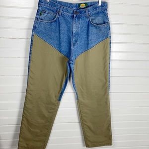 Cabela's Mens Size 44 Roughneck Jean Shorts Denim Cargo Pockets Cotton Blue Cabela's Mens Size 44 Roughneck Jean Shorts Denim Cargo Pockets Cotton Blue